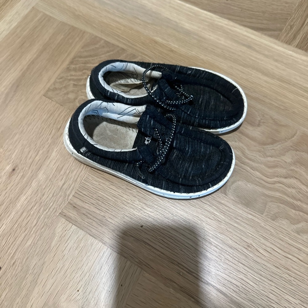 Hey Dude Kids Casual Slip-On Shoes in Black